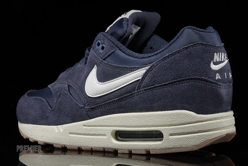 nike air max 1 essential suede midnight navy sail, nike-air-max-1-essential-midnight-navy-3
